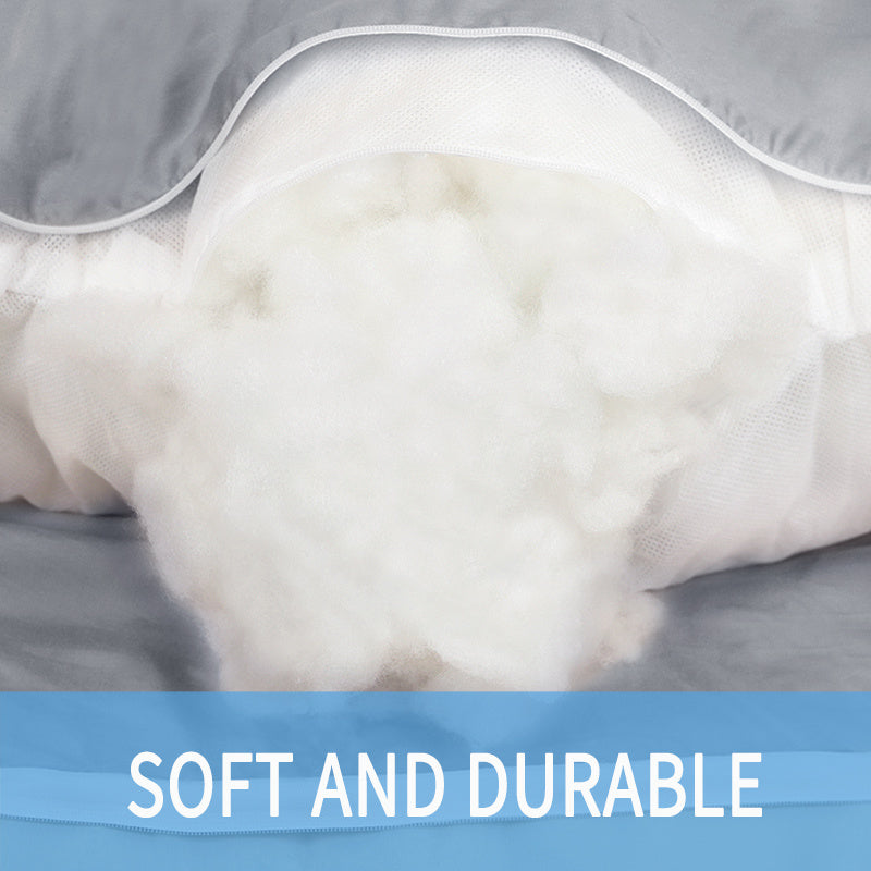 Solviari™ U-Shaped Pregnancy Pillow – Cooling Ice Silk Upgrade