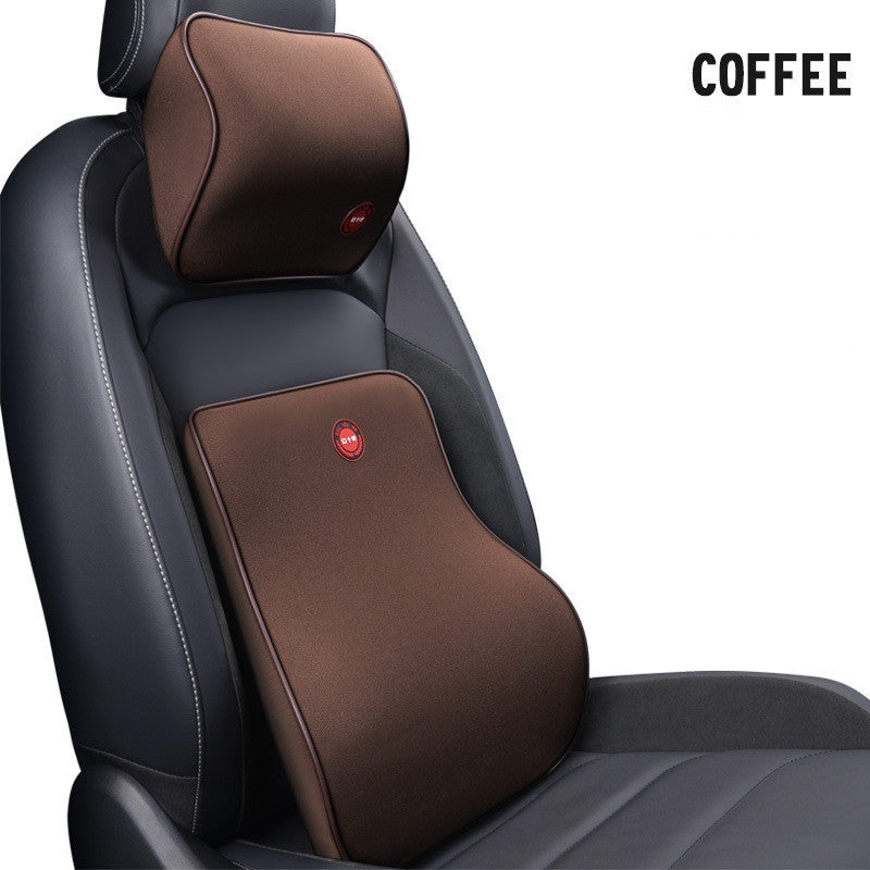 Solviari™ Bamboo Charcoal Memory Foam Car Pillow Set