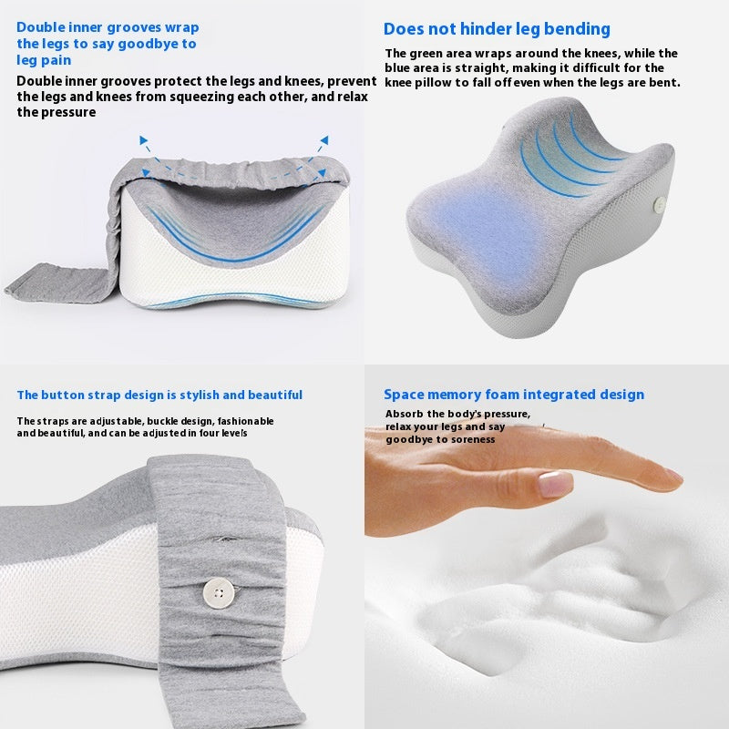 Solviari™ Memory Foam Pillow with Adjustable Strap